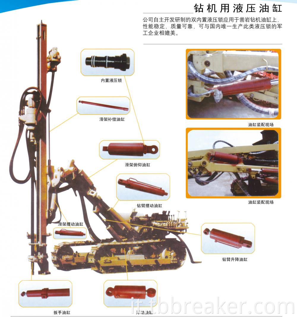 Rock Drill Hydraulic Cylinder